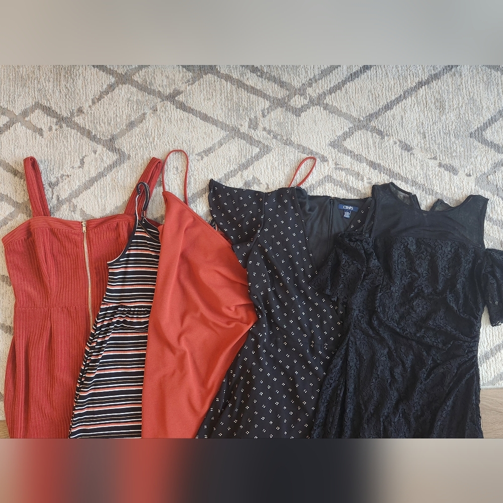 $30 five dress bundle orange and black theme